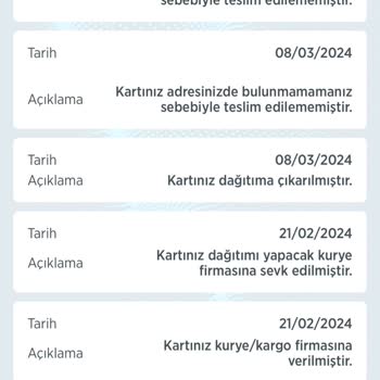 Ziraat Bankası Kartım Adresimde Bulunmama Gerekçesi İle Teslim Edilmiyor