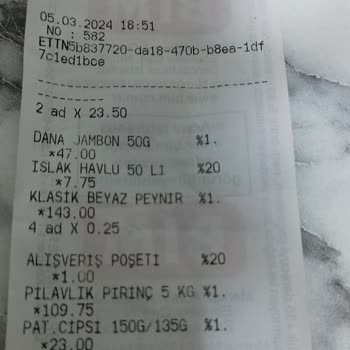 Aytaç Gıda Bozuk Dana Jambon Şikayeti