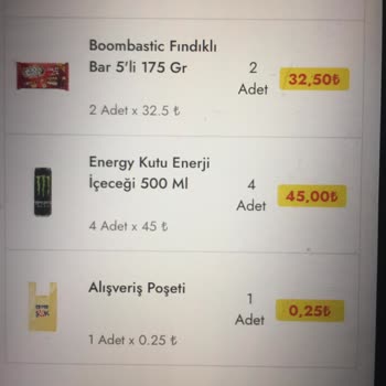 Şok Market Kampanyasının Gerçekleştirilmemesi