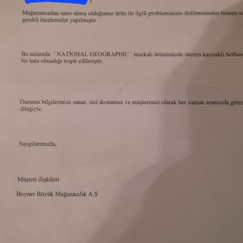 Boyner National Geographic Söküldü