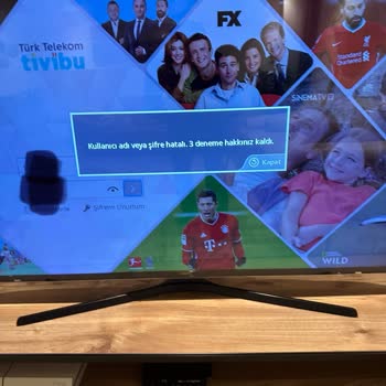 Tivibu Go TV'de Şifre Hatası
