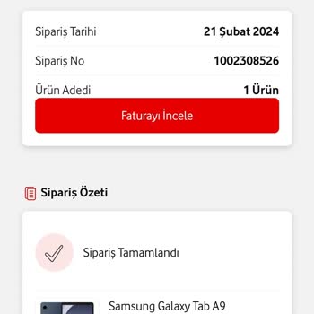 Vodafone Yanımda Üzerinden Alınan Cihazın Tarafıma Ulaştırılmaması