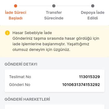 Trendyol Express Kargo Ürünümü Kaybetti Ve Ücretini Karşılamıyor