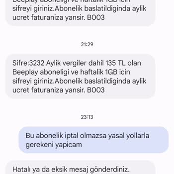 Beeplay İzinsiz Abonelik Sağlaması