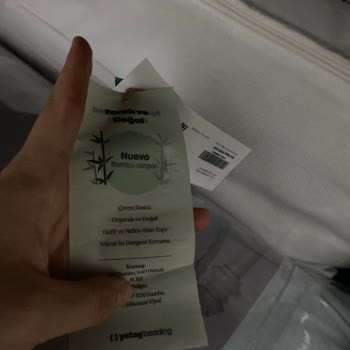 Yataş Bambu Yorgan Kılıfın İçerisinde Toplanıyor