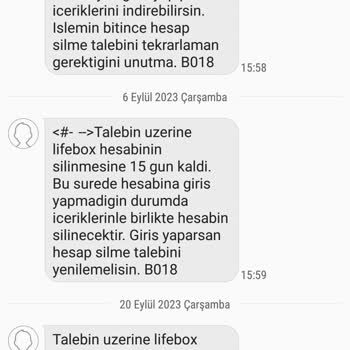 Lifebox Para İade Lütfen