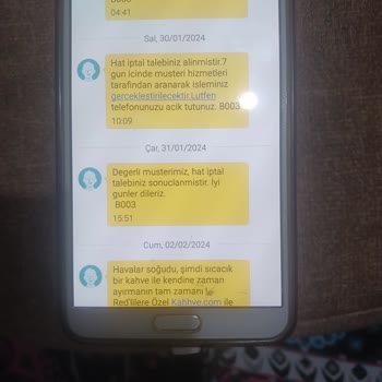 Vodafone Hat İptal İşlemi İşkencesi