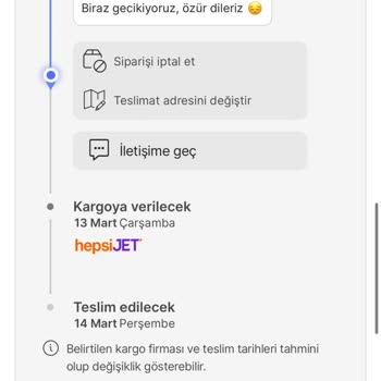Penti 20 Gündür Kargolanmayan Ürün