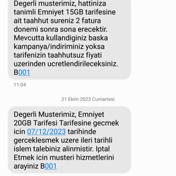 Türk Telekom Taahhüt Yenilemede Sorun