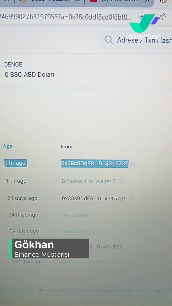 Binance Ustd'ler Benim İznim Olmadan Başka Yere Transfer Olmuş videonun kapak resmi