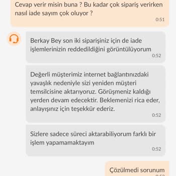 Trendyol Yemek Mt'nin Tehdit Vari Konuşması Ve Bozuk Ürün İadesi Yapılmaması