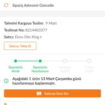 Trendyol Siparişimdeki Ürün Trendyol Hatasıymış, İptal Edecekmişim?