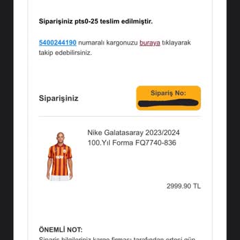 GS Store Hatalı Takip Numarası, Kargom Nerede