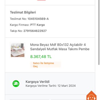 Koçtaş Rovena Teslimat Gecikmesi Ürünü Bir Türlü Alamama