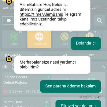 Alem Bahis Çekim Verdim Hesabı Kapattılar
