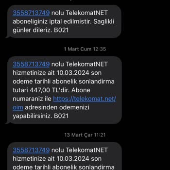 Telekomat.net Taahhüt Bitimi Sonrası Yüksek Fatura Şoku