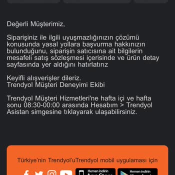 Trendyol Güvenilirliğini Yitirdi Mağdur Ediyor. Trendyol'a Yakışmadı