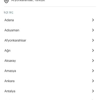 Letgo Tek Tek Şehir Seçme