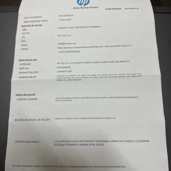 HP Markası Servise Gidince Ne Olursa Olsun Garanti Dışı Kalıyor
