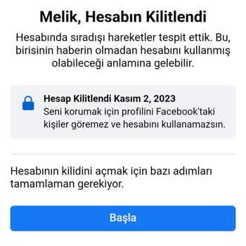 Facebook Oyun Hesabım İçin Açtığım Facebook Hesabım Kitlendi Erişimim Yok