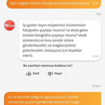 Trendyol'dan Ürün Sipariş Ettim Mağdur Oldum
