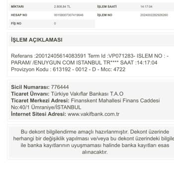 Enuygun.com Para İademi Yapmadı. Ses Kaydındaki Sözlerinde Durmadılar.