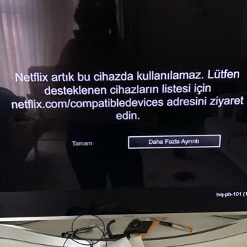 Netflix Televizyonumda Artık Çalışmıyor