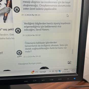 Dyson Sipariş Aşamasında Site Hatası