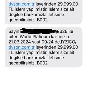 Dyson Web Sitesi Ödeme Adımı Problemi