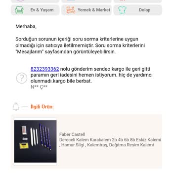 Sendeo Kargo Ve Trendyol Yardım Etmedi