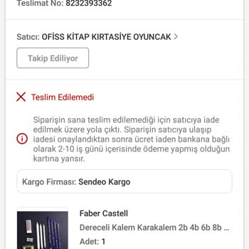 Sendeo Kargo İle İletişime Geçtim. Hiç De Yardımcı Olmadı