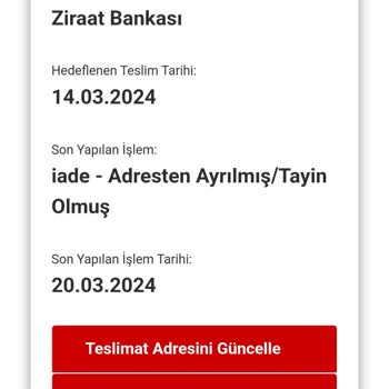 Ziraat Bankası Kart Takipsizliği 2 Aydır Kartım Yolda