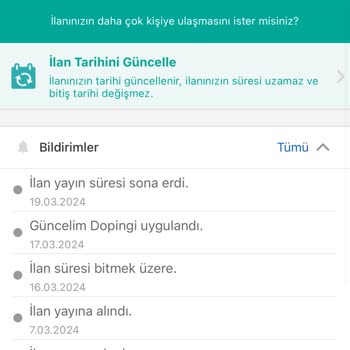 Sahibinden.com Doping Satın Aldığım Halde İlanımı Kaldırdı