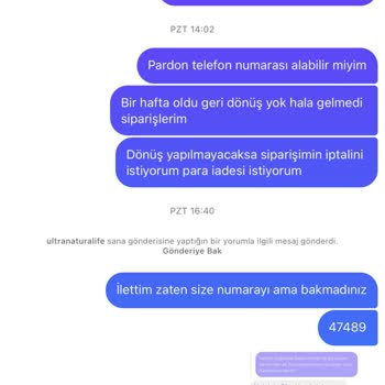 Ultra Natura 10 Gün Süren Kargo Bekleyişi