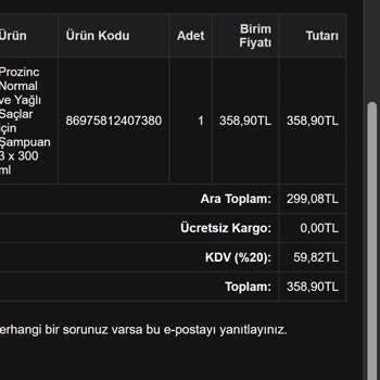Kozmopol Kozmetik Sipariş Ortada Yok