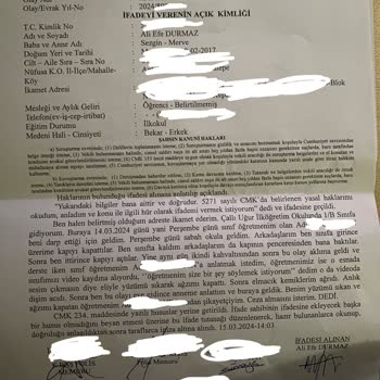 Uğur Okulları Evladımın Dişleri Ve Elmacık Kemiği Acıyana Kadar Ağzı Sıkma