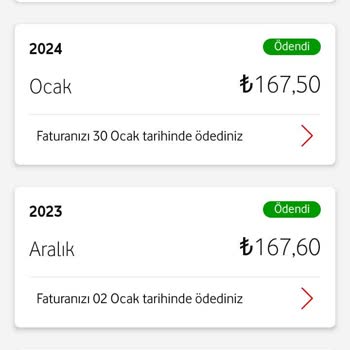 Vodafone Fatura Konusunda Müşteriyi Yanıltıyor.