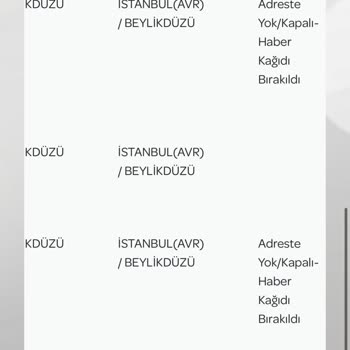 PTT Kargo Beylikdüzü PDM İşini Yapmıyor