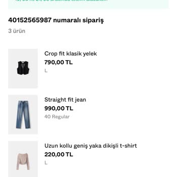 Bershka Siparişim Kargoya Verilmedi