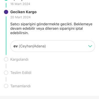 Dolap Kargo Çıkartılmadı İade Olmadı