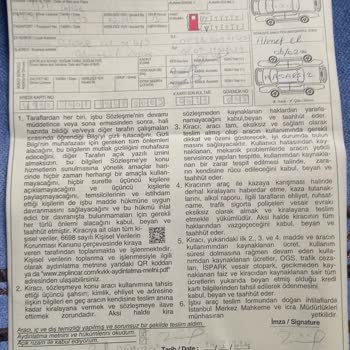 Zeplin Car Rental İkame Araç Kira Ücreti İadesinde Yaşanan Mağduriyet