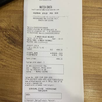 Edirne Erasta Nautica Personel Saygısızlığı