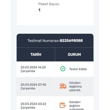 Profilo Hasarlı Gelen Ürüne Değişim
