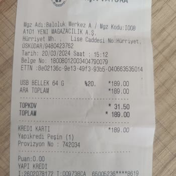 A101 Sandisk 64gb Flash Bellek 32gb Gözüküyor