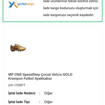 MP Ayakkabıları Ürün Kusuru Ve Müşteri Hizmetleri Sorunu