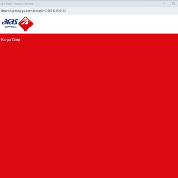 Aras Kargo Günaydın Kargo Sıkıntısı