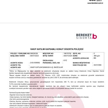 Bereket Sigorta Bilgisayar Teminatı Sorunu Ve Müşteri Mağduriyeti