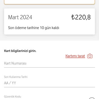 Vodafone Onayladığımdan Yüksek Fatura Gönderiyor