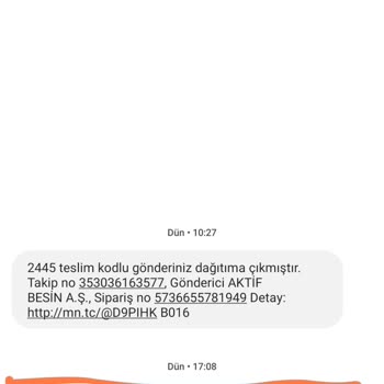 MNG Kargo Teslimatı Yapılmayan Kargo