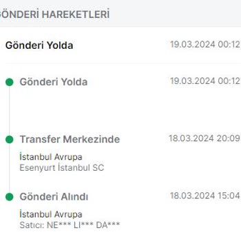 Trendyol Express Ürünüm Hakkında Bilgi Vermiyor.